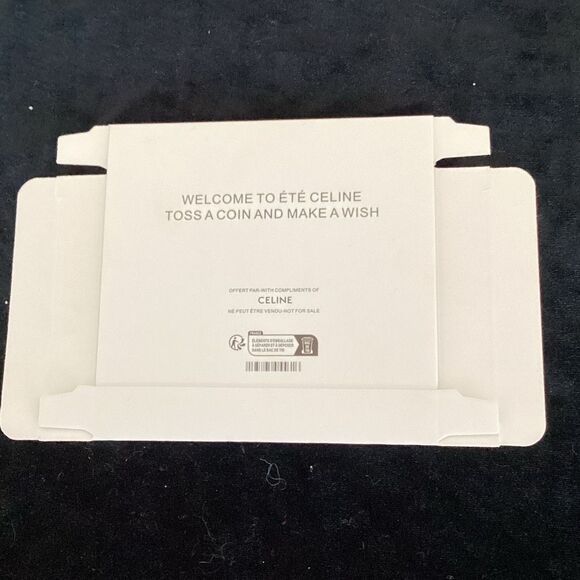 NIB Celine Gold Tone Triumphe Hair Metal Clip Accessory 3” Snap Hairpin - Picture 6 of 6